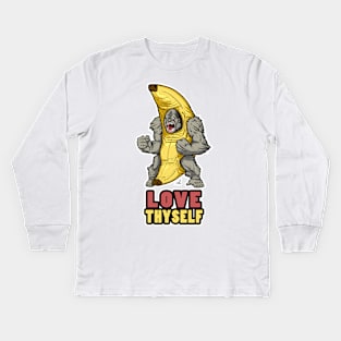 Love Thyself Kids Long Sleeve T-Shirt
